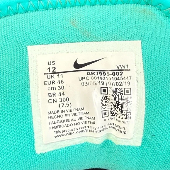 Jordan ADG 'Clear Jade Volt' athletic golf shoes men’s size 12 - Picture 7 of 8